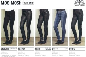 Fit Guide mos mosh Jeans and pants